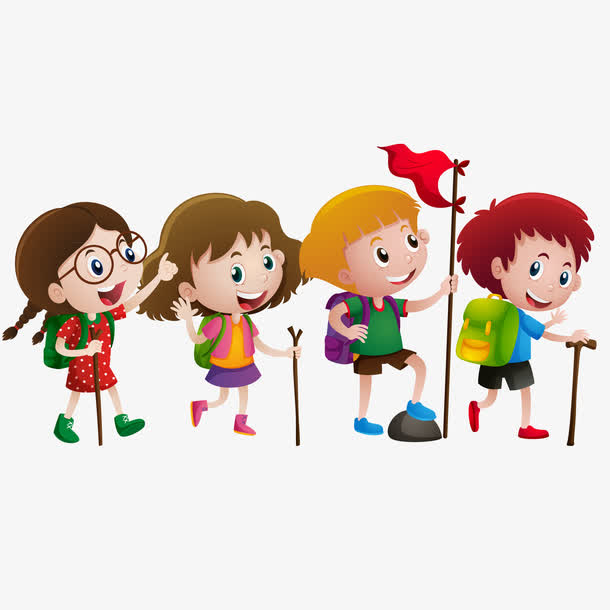 关键词 : 徒步,孩子,卡通人物,男孩,女孩,旗子,背包[声明] 觅元素所有