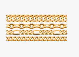 各式黄金链条