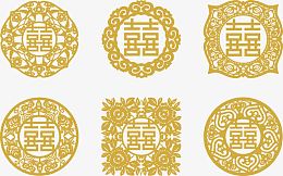 矢量图红双喜
