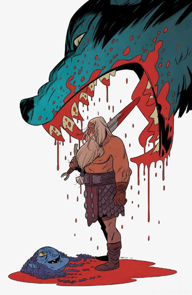 炫酷动漫狼头侠客