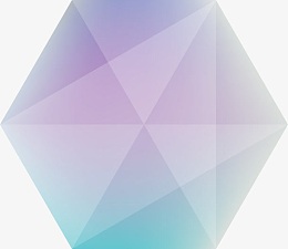 菱形块组合图形透明体