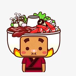 卡通火锅娃娃