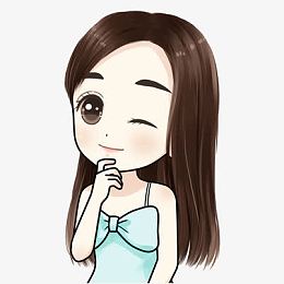 穿睡衣眨眼小女孩Q图