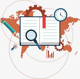 矢量扁平化学习素材