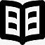 打开的书本图标