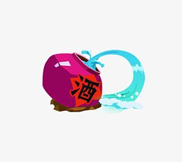 手绘酒坛