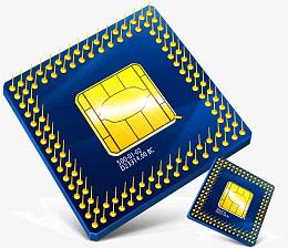 时尚创意手机内存卡电脑CPU