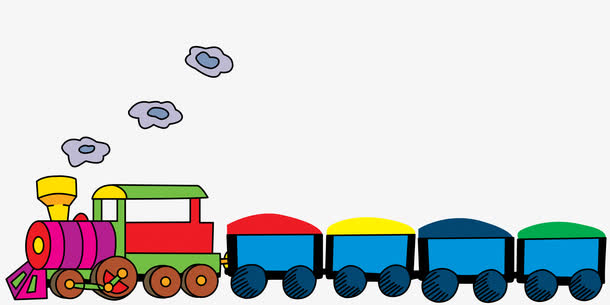 卡通火车