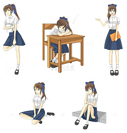 卡通女孩合集
