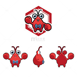 矢量小龙虾LOGO