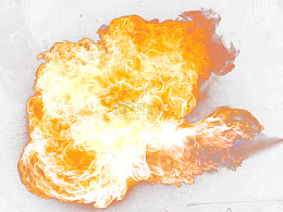 高清爆发火焰图片