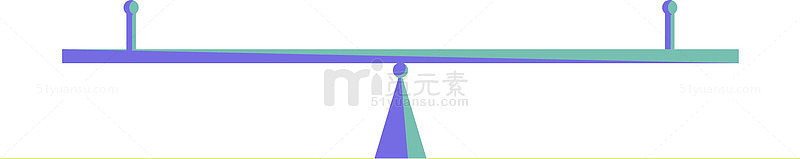 简单平衡翘翘板图标