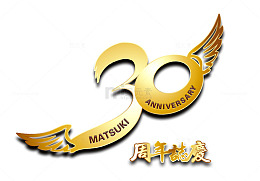 30周年庆艺术字装饰图案