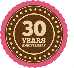 矢量30周年庆图标