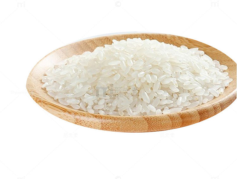 一盘白米