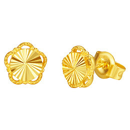 金色耳钉