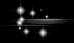 白色星星效果元素