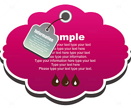 矢量价格签渐 扁平 卖枚红色对称