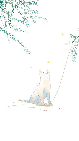 小清新手绘插画