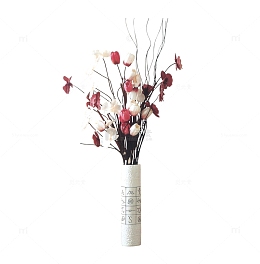 花卉花瓶家居摆件