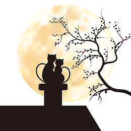 剪影背景