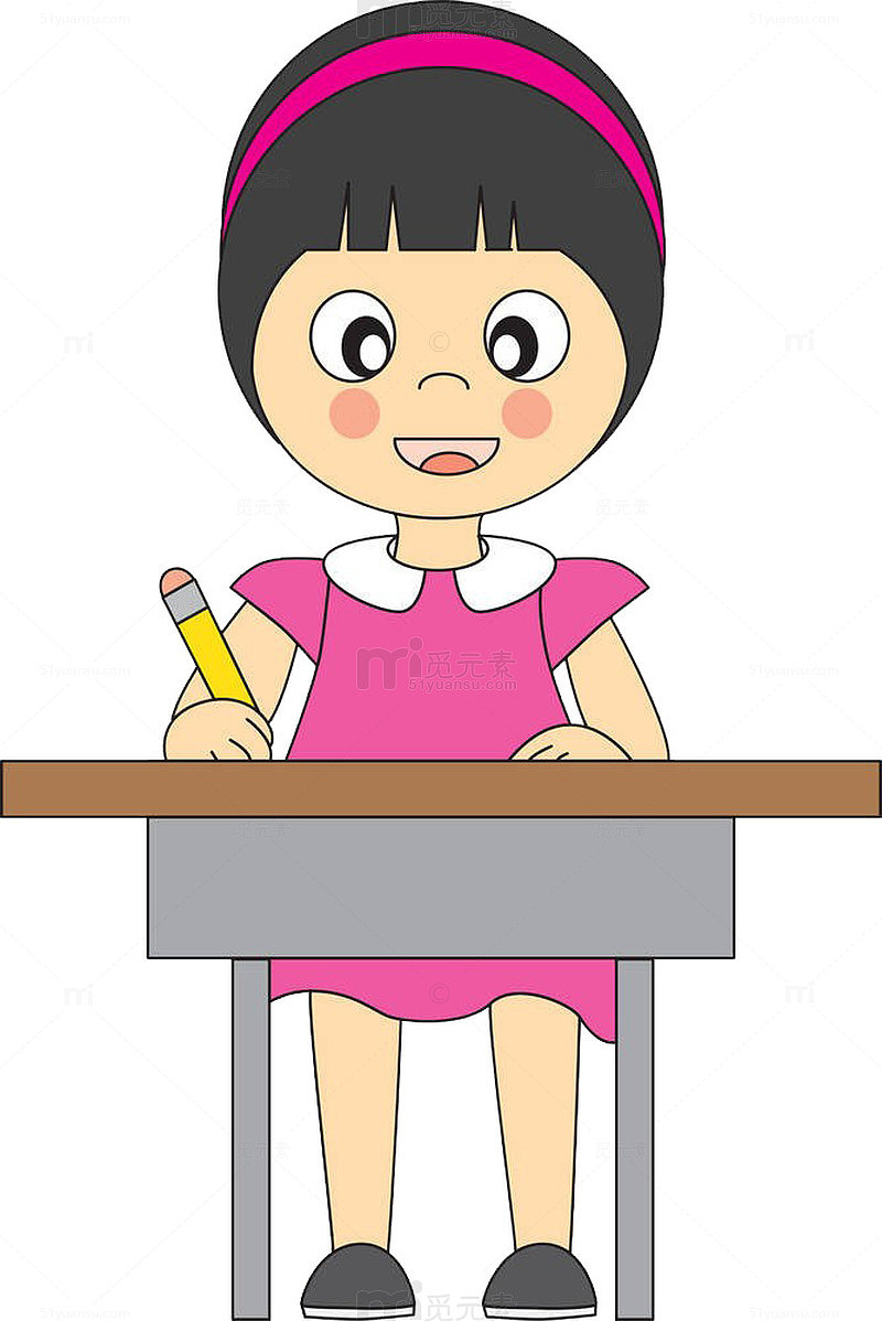 学生写作业