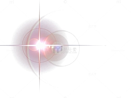 粉色十字光点