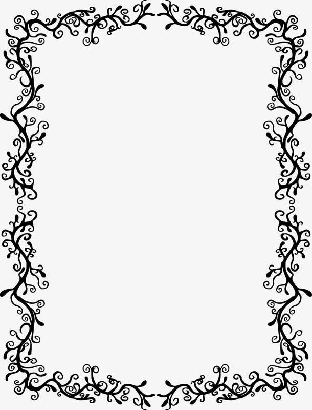 关键词 : 手绘花框,黑色边框,花纹,藤蔓,免费矢量下载,矢量图[声明]