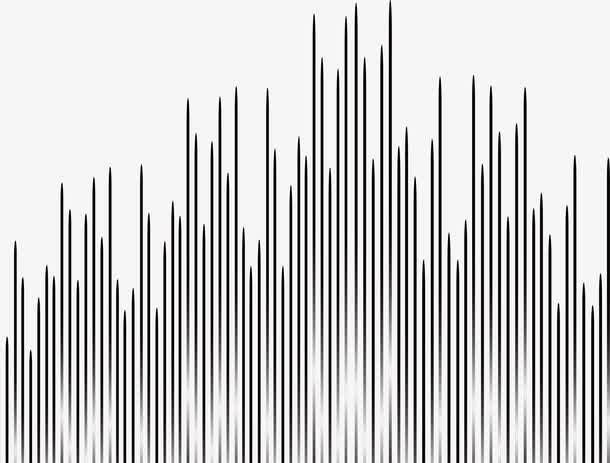 黑色简约竖线边框纹理