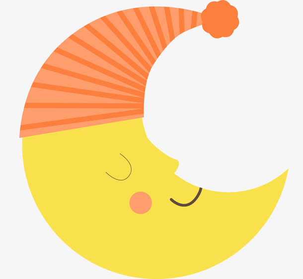 卡通月亮