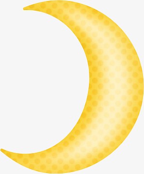 卡通可png月牙图案月牙图片素材png弯月矢量图月亮图案 唯美梦幻月 