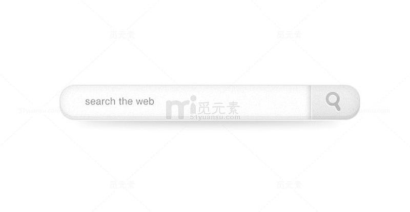 白色信息搜索装饰图