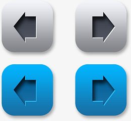 图标pngpng网页左右翻页pngaipng矢量彩色翻页书pngpng上一页下一页