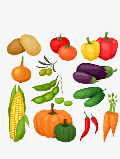 卡通蔬菜素材免费下载_觅元素