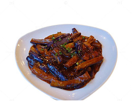红烧茄子素材图片