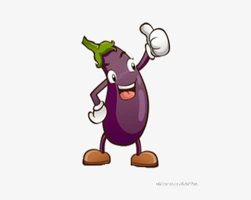 卡通茄子