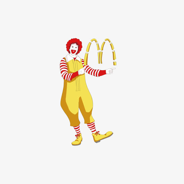 麦当劳标志人物图片