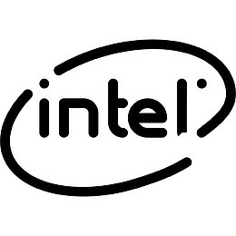 CPU硬件英特尔线图标标志处理