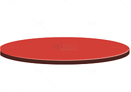 圆台  红色  卡通  舞台