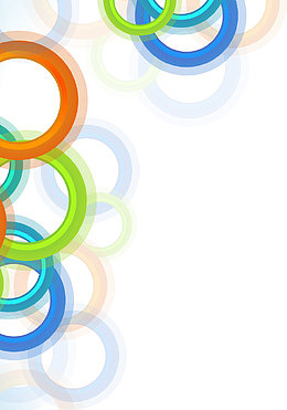 圆环背景装饰矢量图