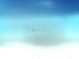 蓝白渐变天空