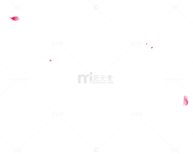 粉红色花瓣页面背景装饰