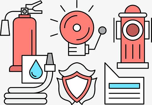 卡通灭火器图片_卡通灭火器素材_觅元素