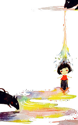 水粉画素材