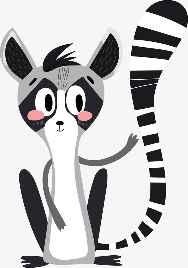 斑纹动物矢量图