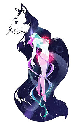 卡通猫咪插画