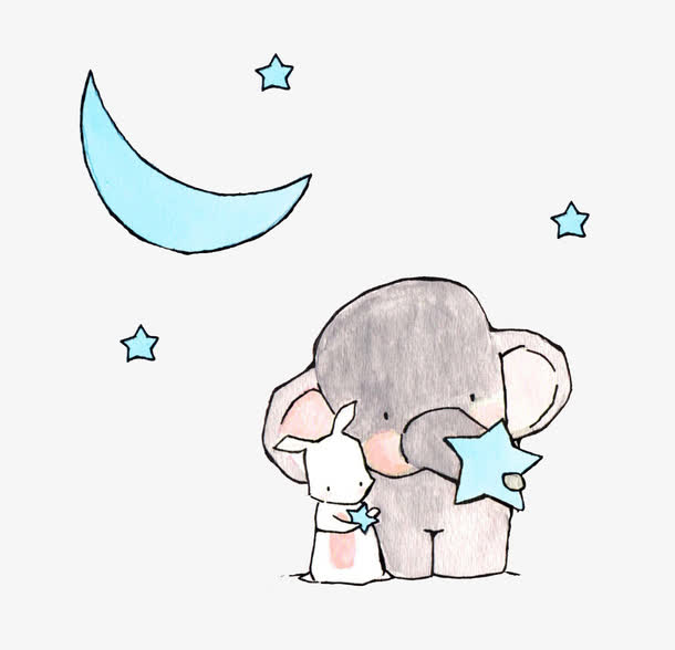 大象和小白兔