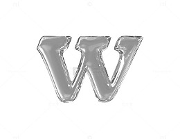 琥珀字母w