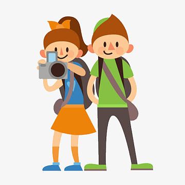 行人卡通素材_行人卡通图片元素-觅元素