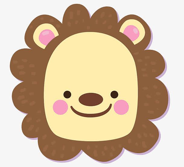 小狮子呆萌表情头像